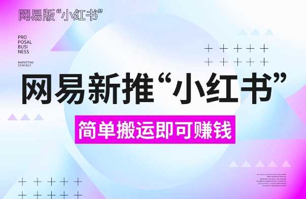 网易官方新推“小红书”，搬运即有收益，新手小白千万别错过(附详细教程)【揭秘】优创云网-专注分享网络创业项目落地实操课程 – 全网首发_高质量创业项目输出优创云网