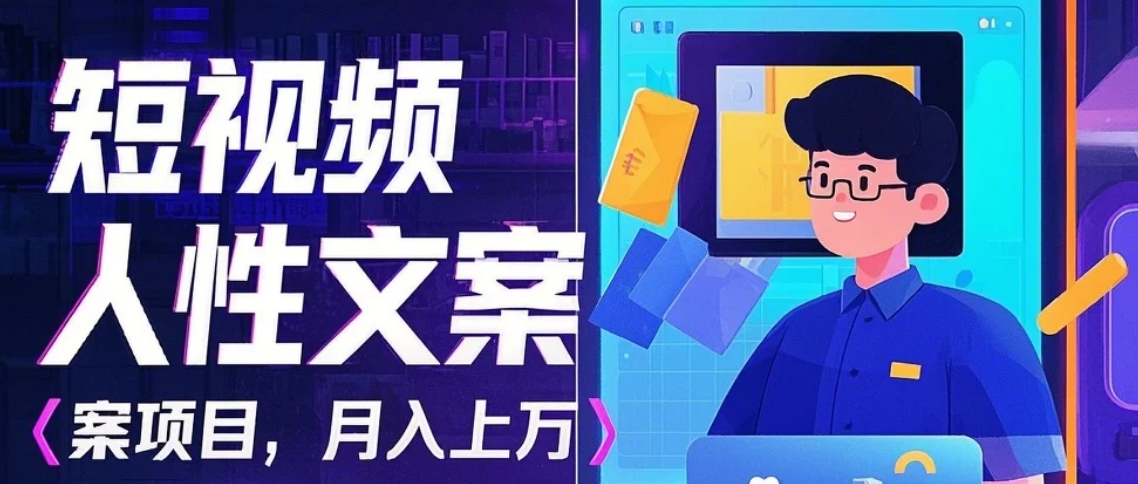 利用AI自动制作短视频人性文案项目：揭秘月入上万的精准流量变现秘籍优创云网-专注分享网络创业项目落地实操课程 – 全网首发_高质量创业项目输出优创云网