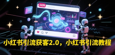 小红书引流获客2.0，小红书引流教程优创云网-专注分享网络创业项目落地实操课程 – 全网首发_高质量创业项目输出优创云网