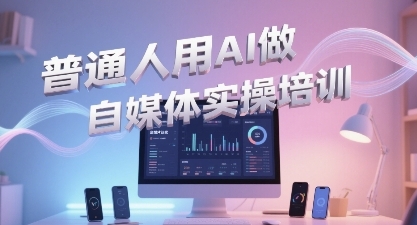 普通一个人用AI做自媒体，助你轻松开启AI自媒体创作之路优创云网-专注分享网络创业项目落地实操课程 – 全网首发_高质量创业项目输出优创云网