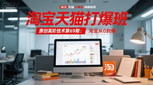 淘宝天猫打爆班原创高阶技术第69期：淘宝从0到爆优创云网-专注分享网络创业项目落地实操课程 – 全网首发_高质量创业项目输出优创云网