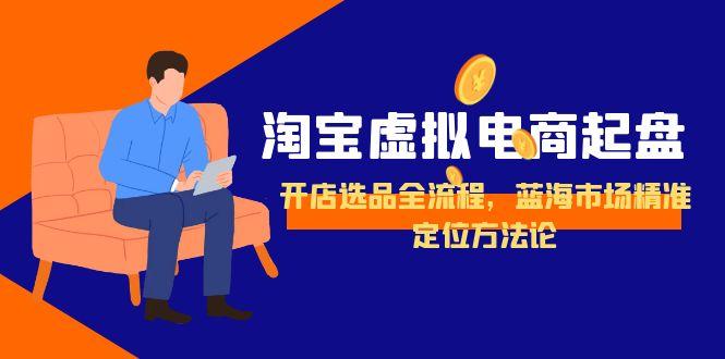 淘宝虚拟电商起盘，开店选品全流程，蓝海市场精准定位方法论优创云网-专注分享网络创业项目落地实操课程 – 全网首发_高质量创业项目输出优创云网