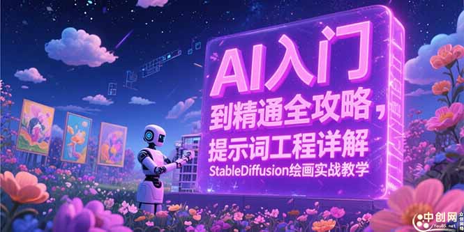 AI入门到精通全攻略，提示词工程详解，StableDiffusion绘画实战教学优创云网-专注分享网络创业项目落地实操课程 – 全网首发_高质量创业项目输出优创云网