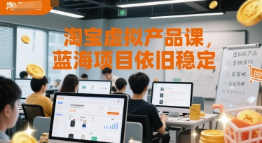 淘宝虚拟产品课，蓝海项目依旧稳定优创云网-专注分享网络创业项目落地实操课程 – 全网首发_高质量创业项目输出优创云网