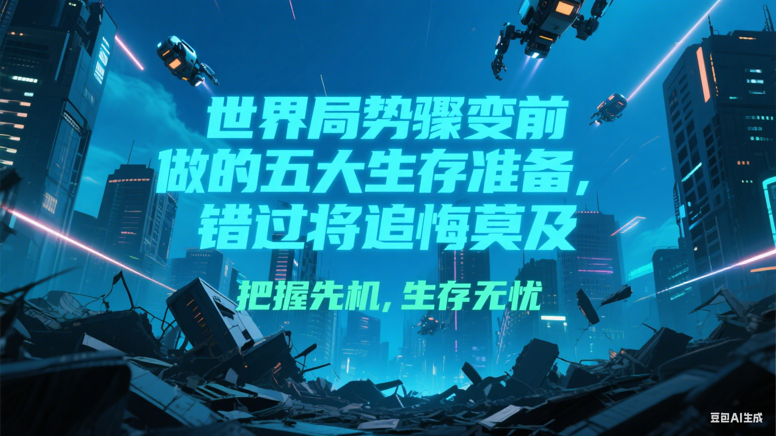 付费文章《世界局势骤变前必做的五大生存准备，错过将追悔莫及》优创云网-专注分享网络创业项目落地实操课程 – 全网首发_高质量创业项目输出优创云网