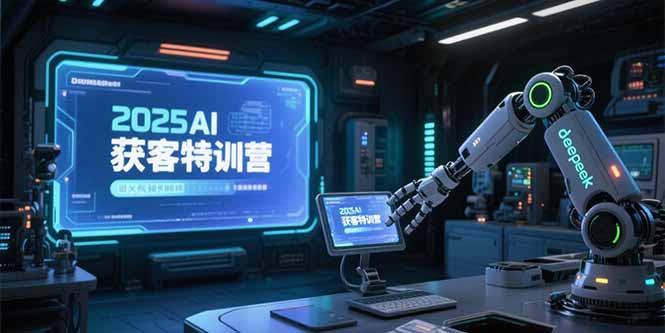 2025AI获客特训营，AI图文视频全制作，deepseek工具实操教学优创云网-专注分享网络创业项目落地实操课程 – 全网首发_高质量创业项目输出优创云网