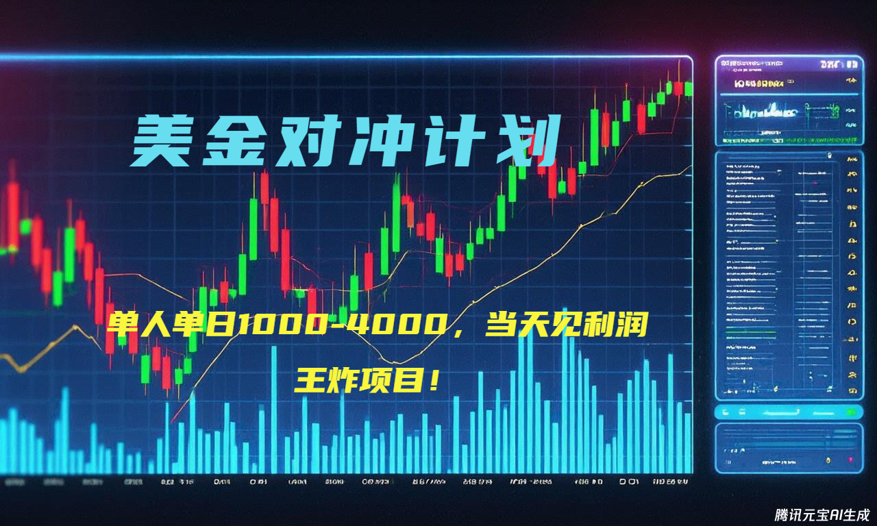 2025年最暴力项目“美金先登计划”最新最强对冲战法，每日实际收益1K-4K优创云网-专注分享网络创业项目落地实操课程 – 全网首发_高质量创业项目输出优创云网