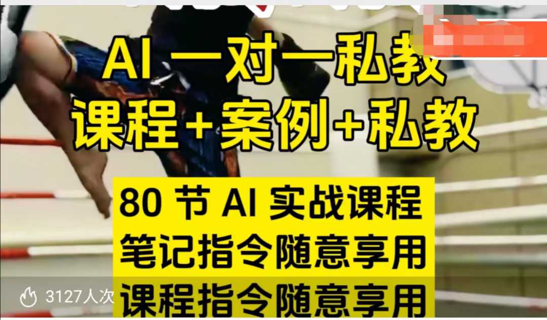 AI指令实战课，课程+案例，80节AI实战课程，笔记指令随意享用，课程指令随意享用(更新7月)优创云网-专注分享网络创业项目落地实操课程 – 全网首发_高质量创业项目输出优创云网